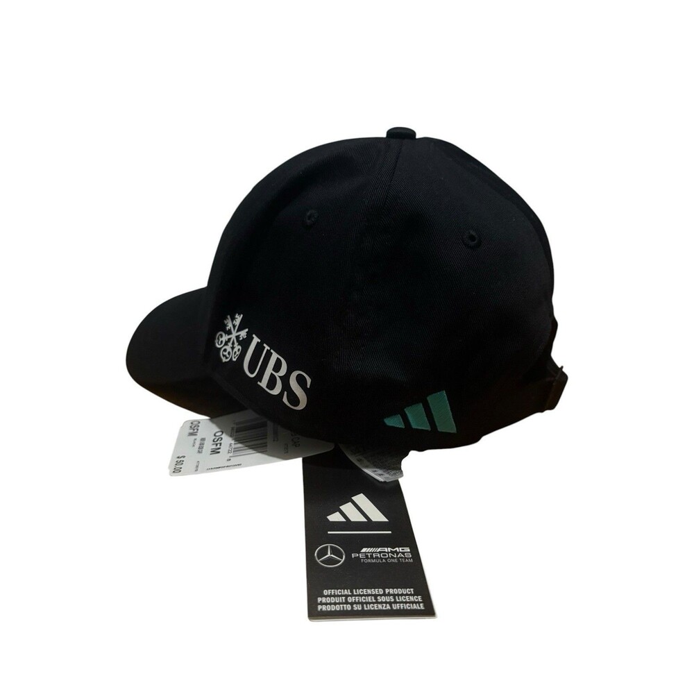 NWT Adidas Mercedes AMG Petronas Formula One Team Hat Cap Black F1 - Picture 3 of 6